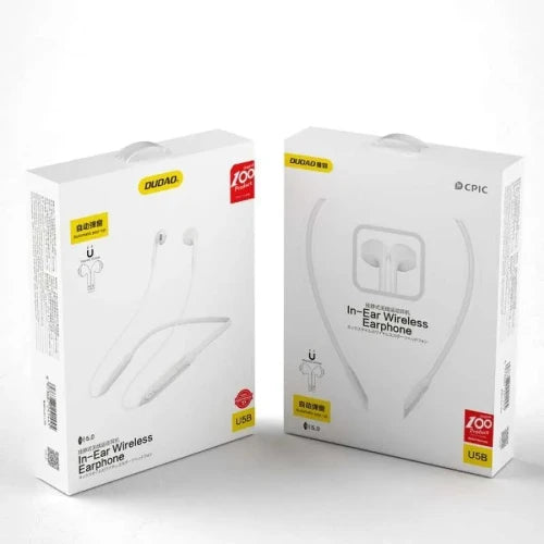 Dudao In-Ear Earphone Sport Wireless, White