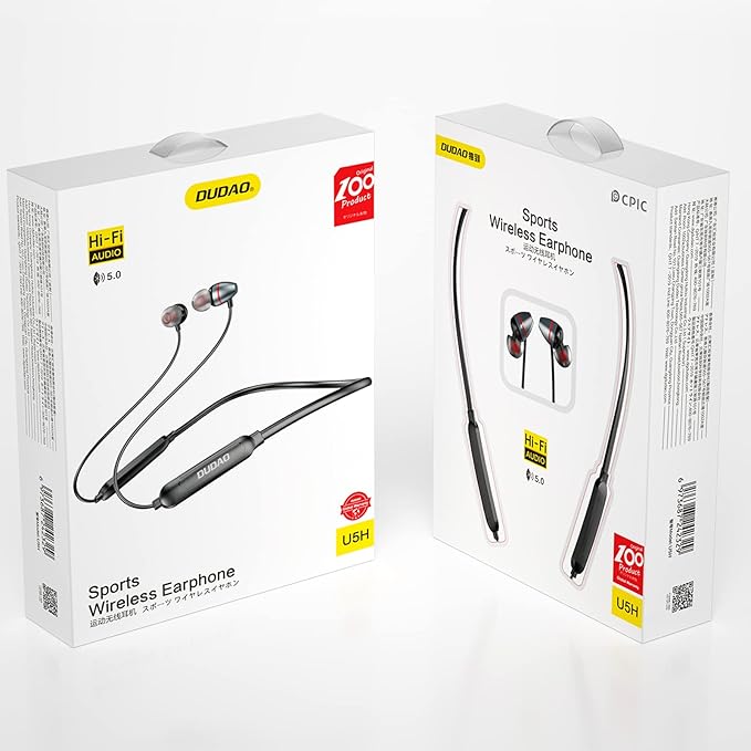 Dudao In-Ear Earphones Sport Wireless, Grey