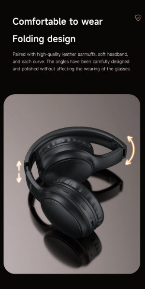 Totu Headset Bluetooth, Black Totu Headset Bluetooth, Black