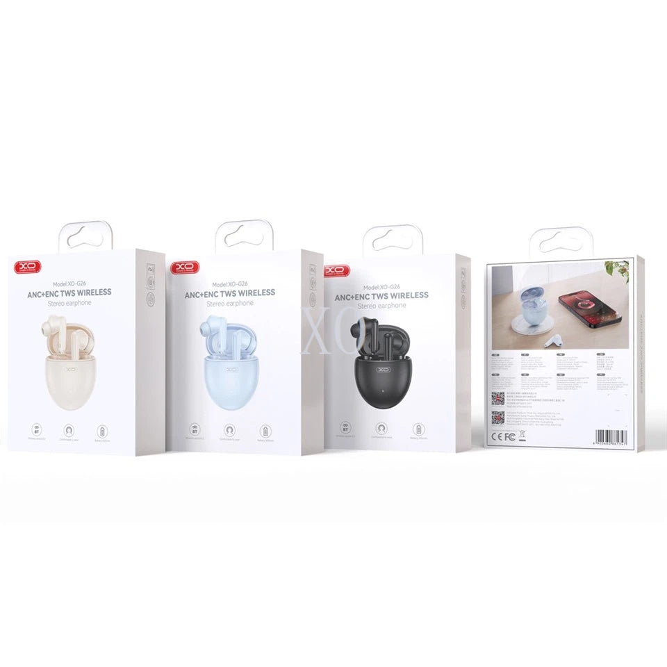 Xo Earbuds Noise Cancelling, Bluetooth, Multi Color Xo Earbuds Noise Cancelling, Bluetooth, Multi Color