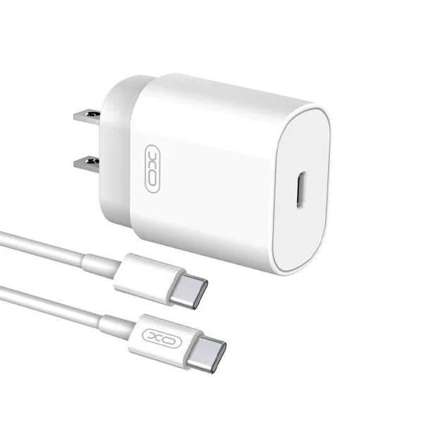 Xo Wall Charger PD 20Watts, USB-C, White Xo Wall Charger PD 20Watts, USB-C, White