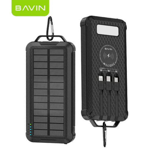 Bavin Power Bank Wireless Charging 10000Mah, Black