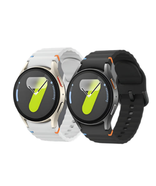 Two smartwatches, one starlight and one black, on a gray background with 'SW-03 AI Smart watch' text.