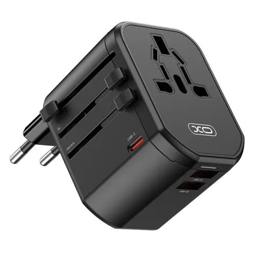 XO Universal Travel Charging, 20Watts, Black XO Universal Travel Charging, 20Watts, Black