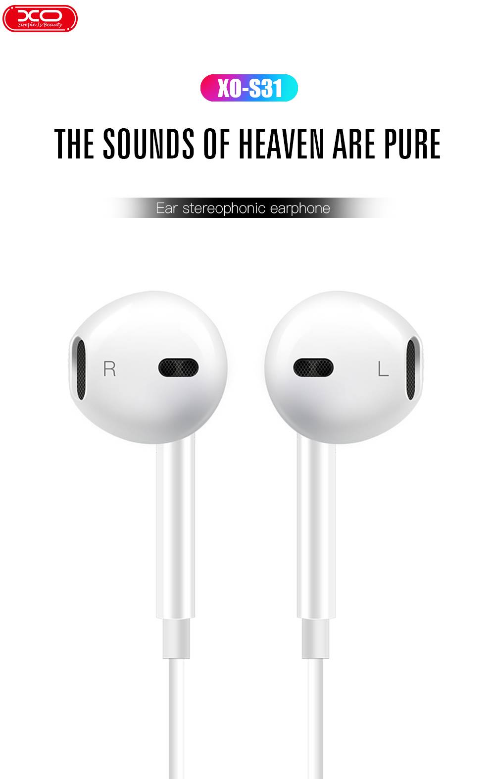 Stereo Wire - Controlled Earphone Stereo Wire - Controlled Earphone
