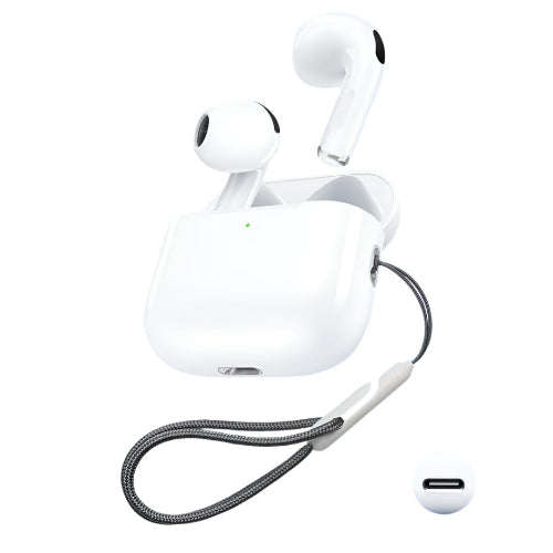 Totu Earbuds Modern Bluetooth, White