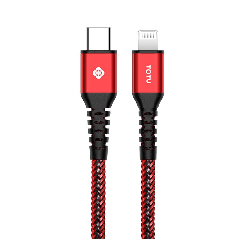 TOTU-BPDA-03Aurora series PD fast charging cable / MFi Certification Fast Charging / Black / N/A