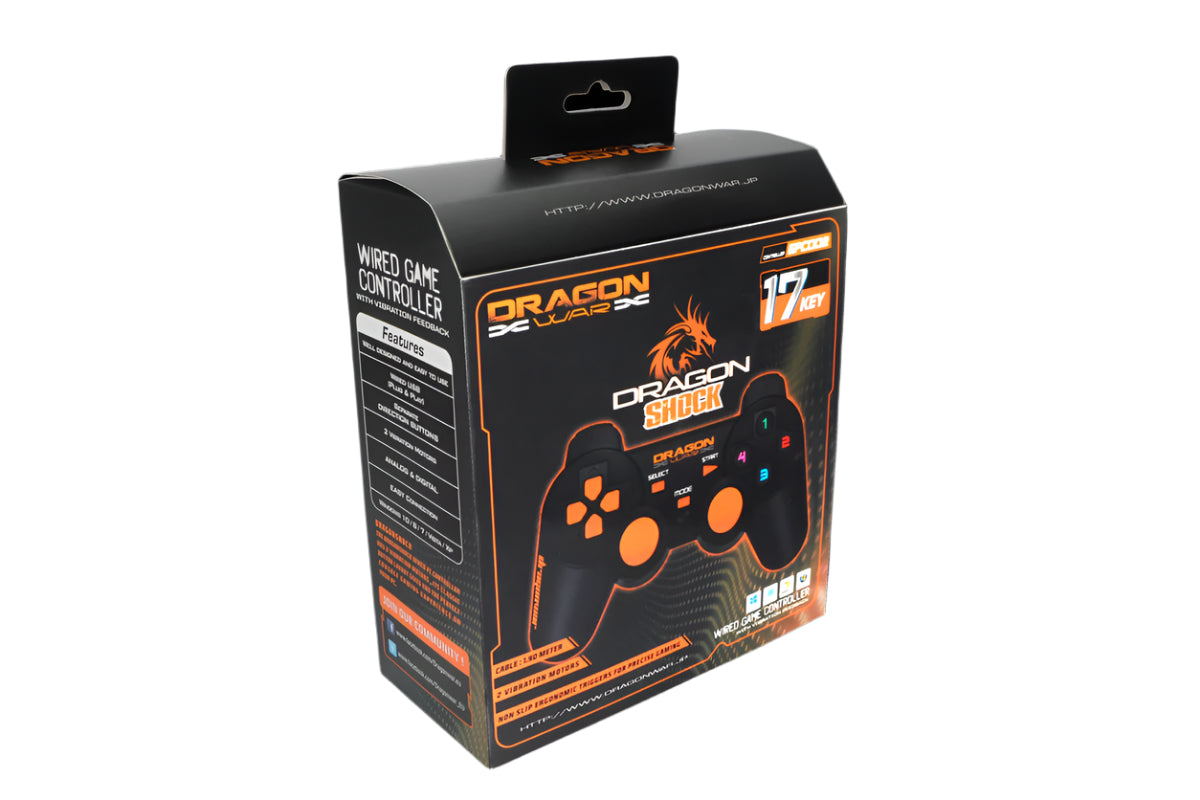 Dragon PC Game Controller, Black Dragon PC Game Controller, Black