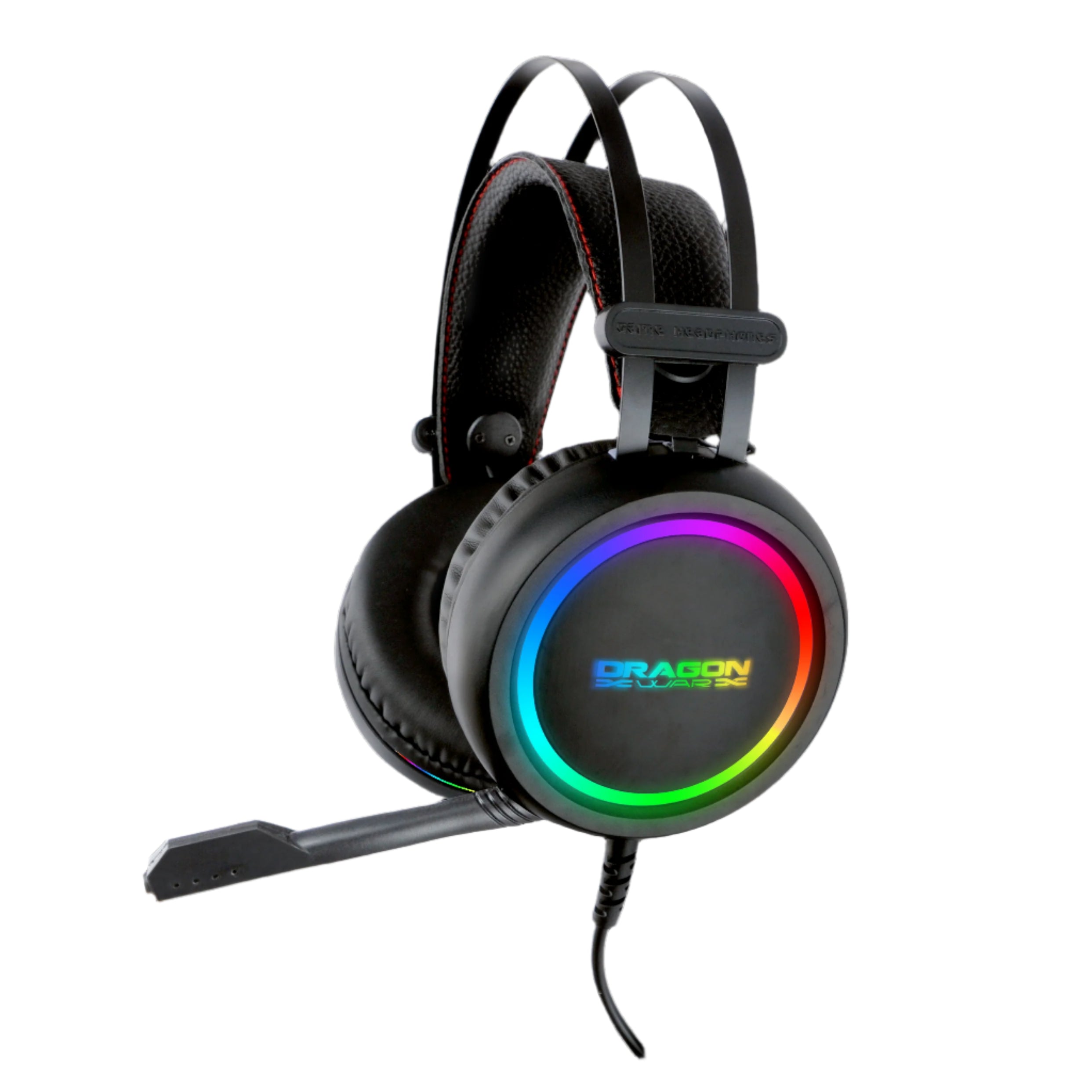 Dragon Lighting Effect Gaming Headset, Black