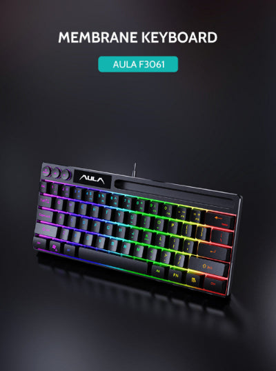 Aula Mechanical Gaming Keyboard Wired, Black