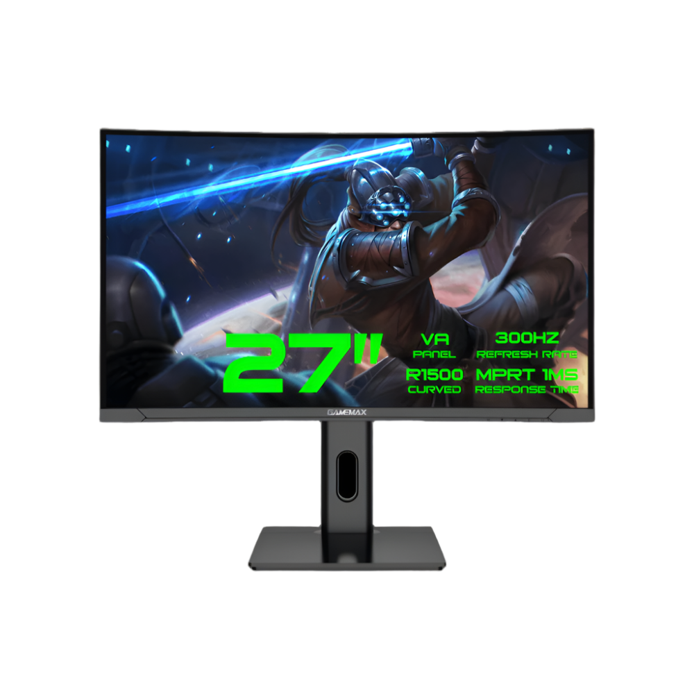 Gamemax Gaming Monitor Curved 27Inch, R1500