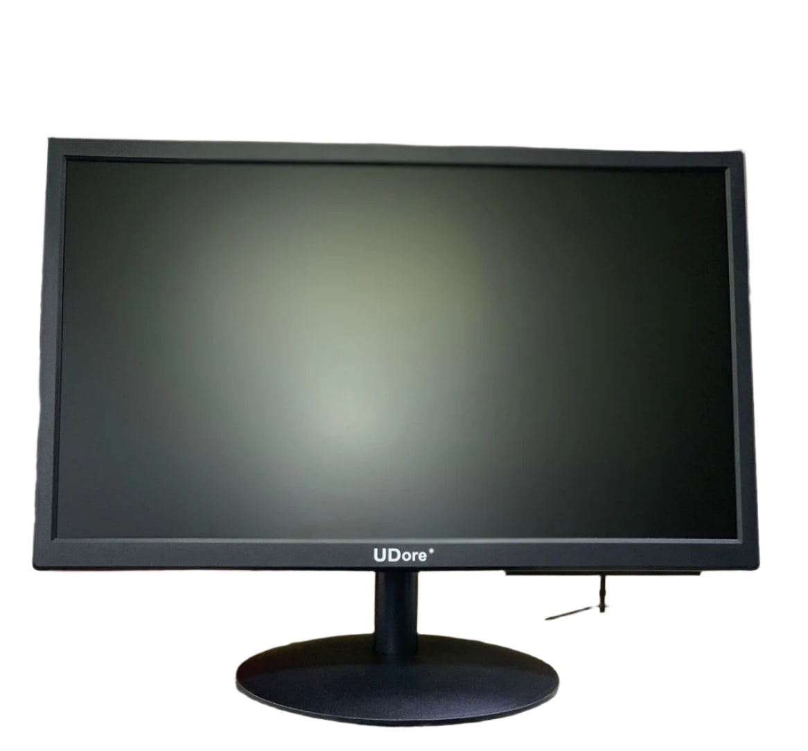 Udore LED Monitor 18.5Inch, Brighter Display with High Contrast Ratio