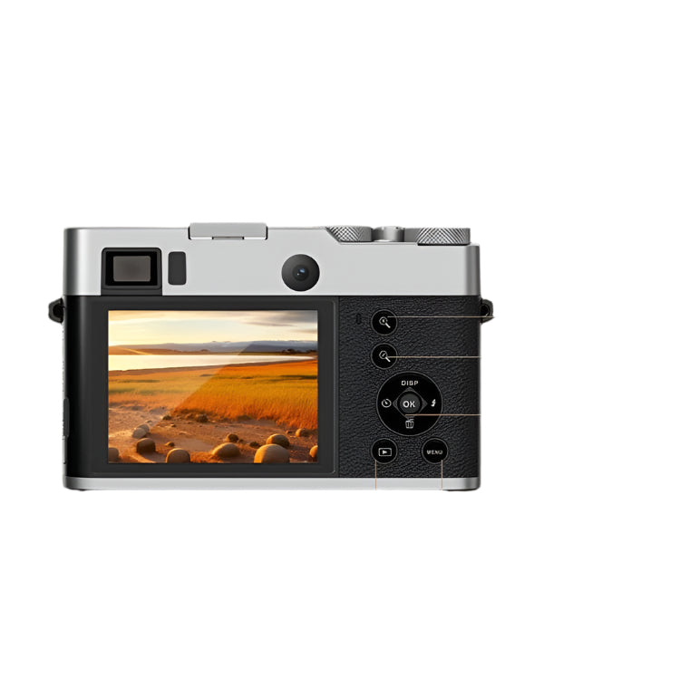 SHT Digital Camera, 12Million Pixel CMOS sensor, 5K 30FPS, LCD 2.8Inch, Black