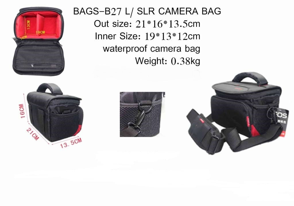 BAGS-B27L/AGTC SLR CAMERA BAG Bag / Black / N/A