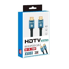 X5803 /   Soidarity 2.0V TV HDMI CABLE 3 m Cable / Black / N/A