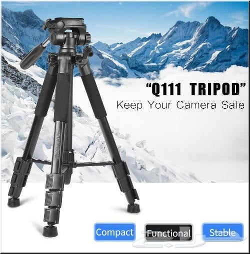 "Q111/AGTC Camera Tripd High 1.6m Tripod / Black / N/A