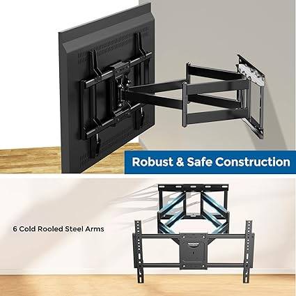 CP646/SHT Full Motion TV Wall Mount for Most 42-80 inch