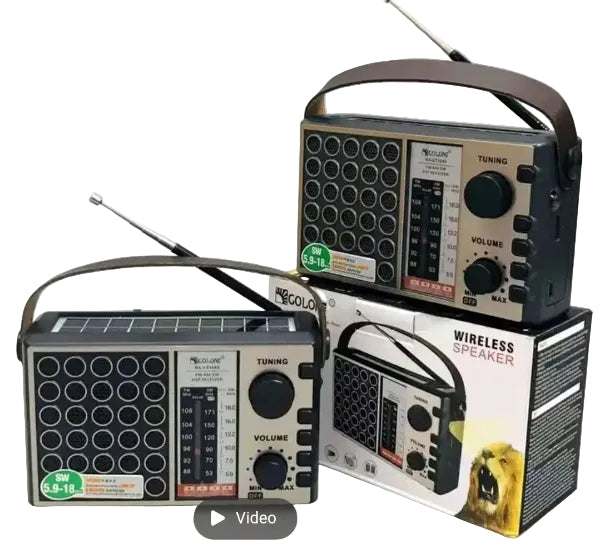 RX-BT109S/ RX-BT100S SHT Vintage Fm Am Radio Rechargeable USB/TF yes / 5 watt / black
