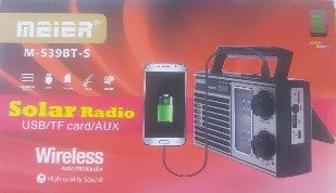 M-538Bt-S /Sht Solar Radio Usb/ Tf Card / Aux M-538Bt-S /Sht Solar Radio Usb/ Tf Card / Aux