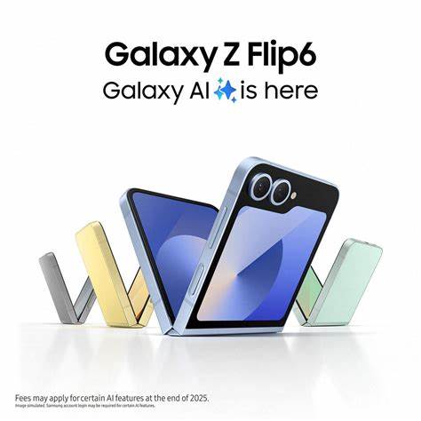 SAMSUNG Galaxy Z Flip6, 12GB & 256GB, Blue