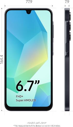 Samsung Galaxy A16, 6GB & 128GB, 6.7Inch, 5000Mah, Black