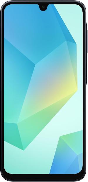 هاتف Samsung Galaxy A16، ذاكرة 6 جيجابايت وسعة 128 جيجابايت، شاشة 6.7 بوصة، بطارية 5000 مللي أمبير، باللون الأسود