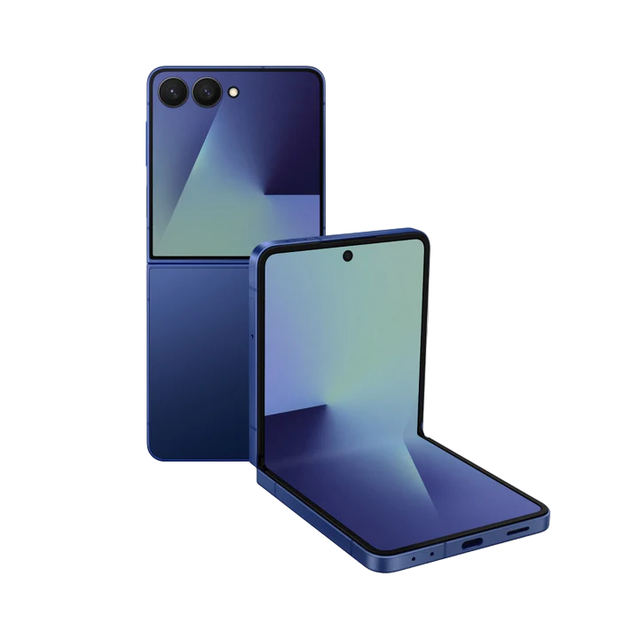 Samsung Galaxy Z Flip 7, 12GB & 256GB, Blue Shadow