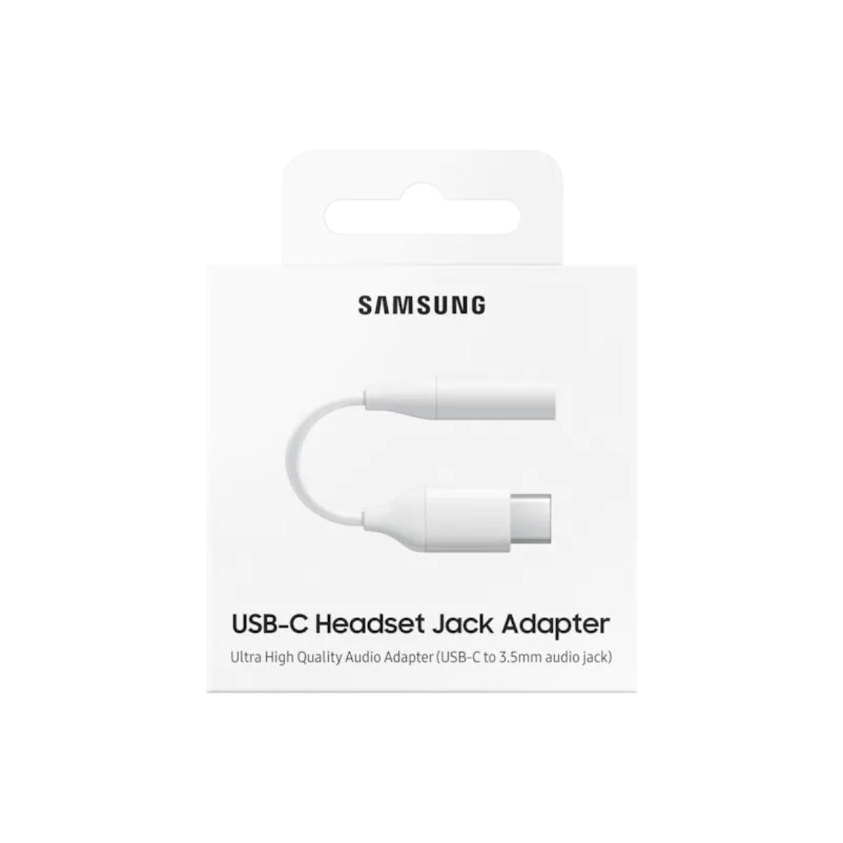 EE-UC10JUWEGWW/Samsung Type C to Audio Jack Coverter Cable  White ADAPTER / WHITE