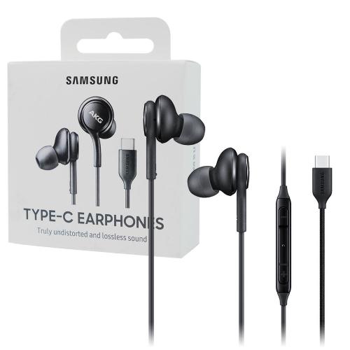 EO-IC100BBEGWW/Samsung Type-C Earphones Black EARPHONES / BLACK