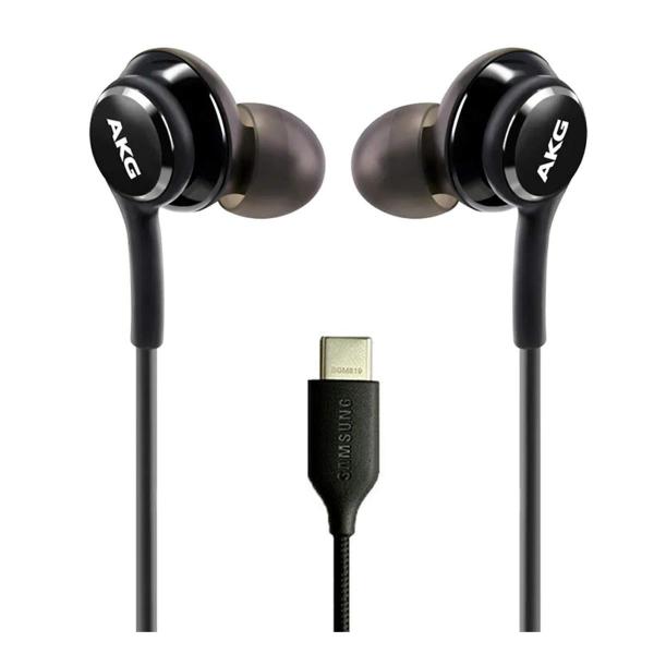 EO-IC100BBEGWW/Samsung Type-C Earphones Black EARPHONES / BLACK