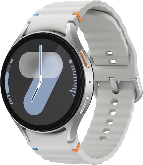 ساعة Samsung Galaxy Smart Watch7، مقاس 44 مم، باللون الفضي