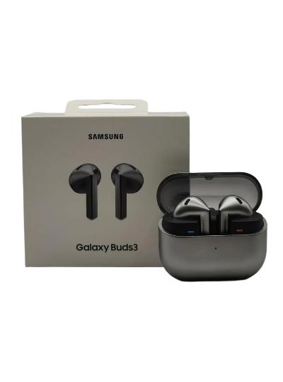 سماعات Samsung Buds3، باللون الفضي