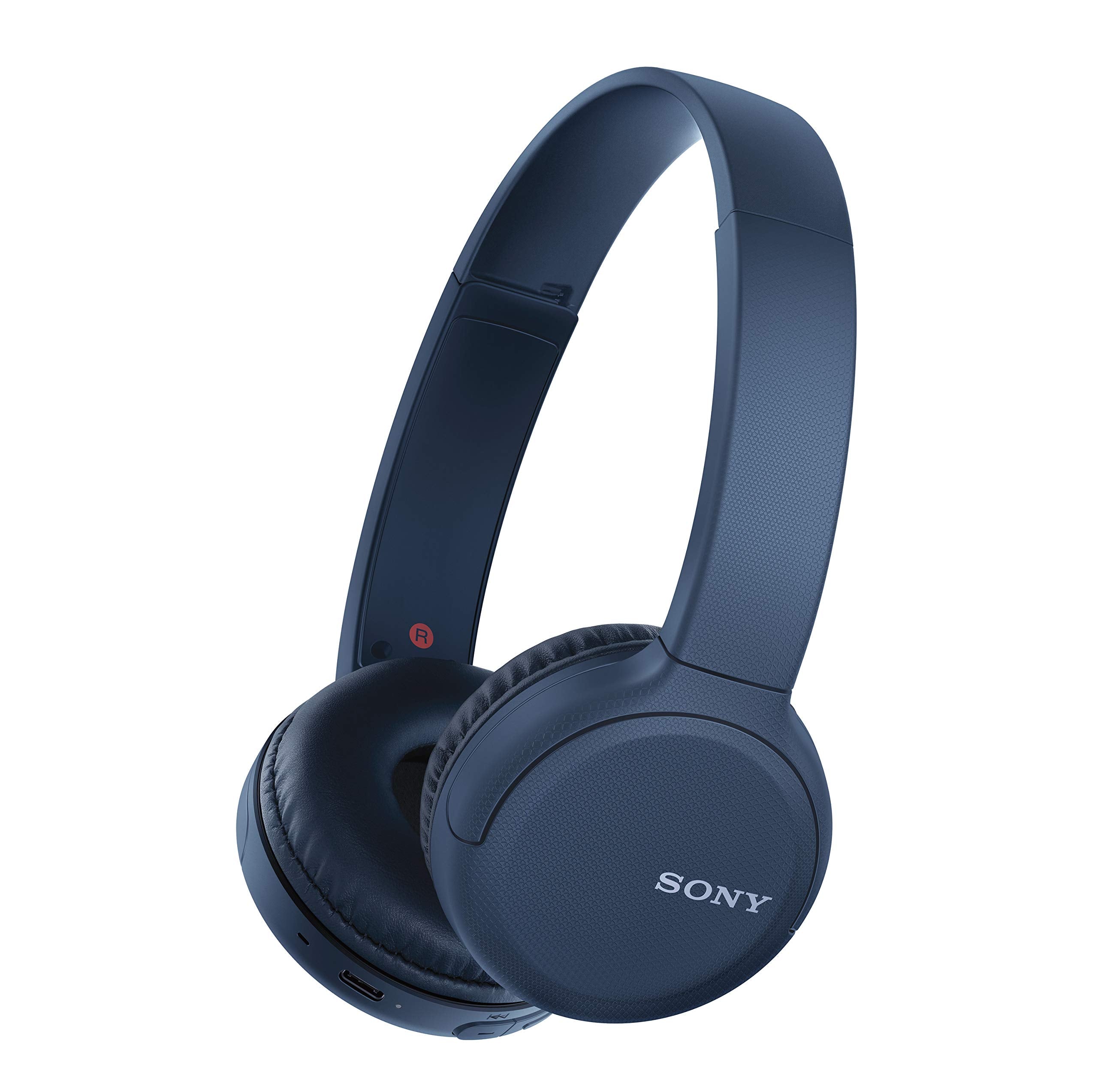 Sony Wireless Headphones With Microphone 50-Hour Battery Life Blue