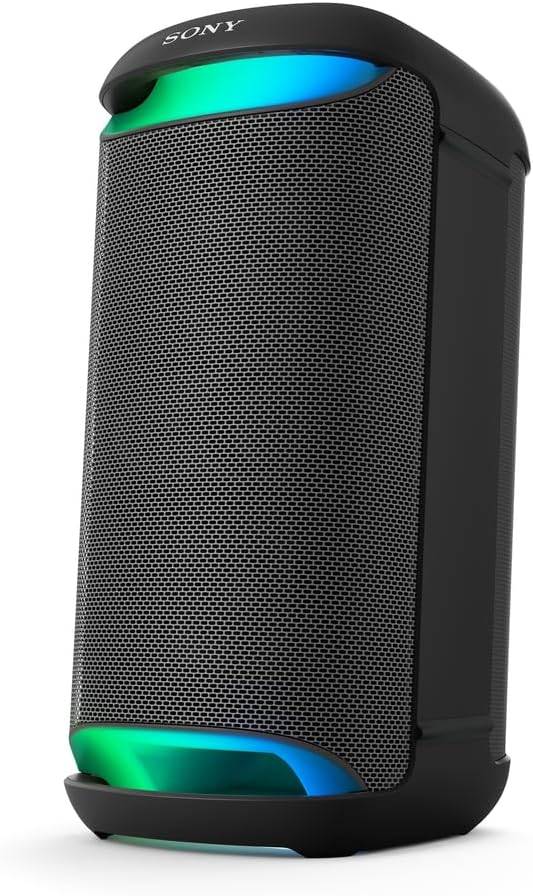 Sony Wireless Party Speaker Illuminated Touch Control Panel Compatible Smartphone Blueto