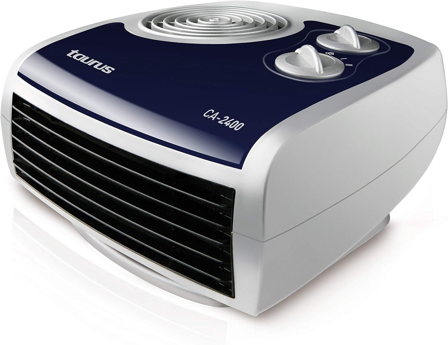 TAURUS Fan Heater, Safety System, 2000 Watts, White