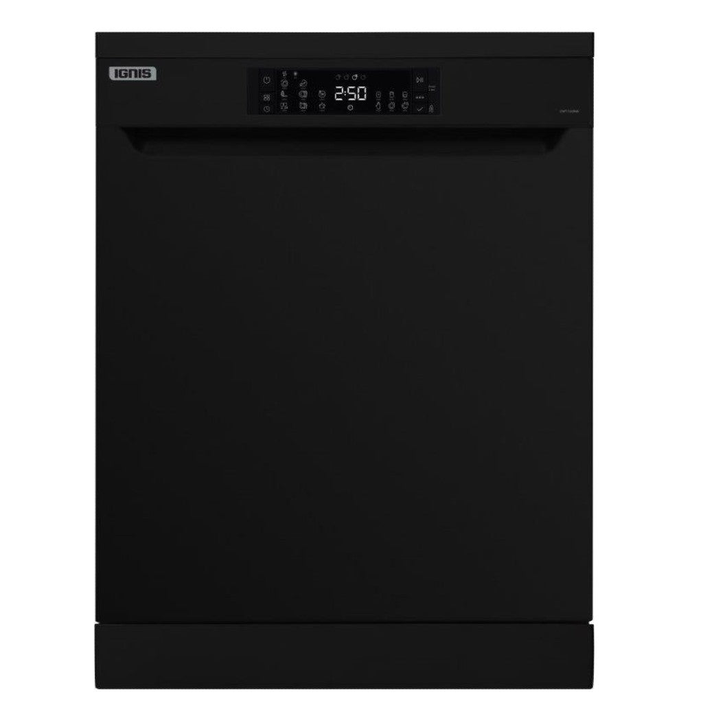 IGNIS Free Stand Dishwasher A+++, Safety System, 8Programs, 15Sets, Black