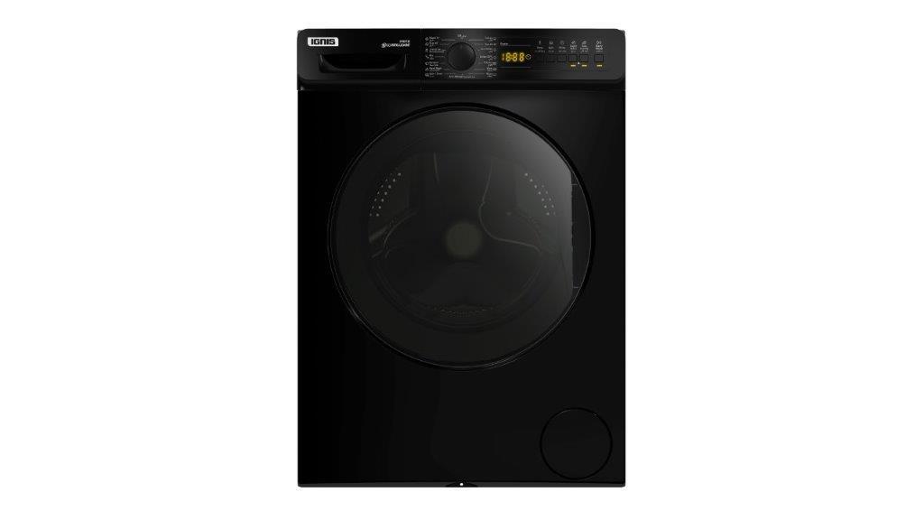 Ignis Washing Machine 1400 Cycles, A+++, 8KG, Black