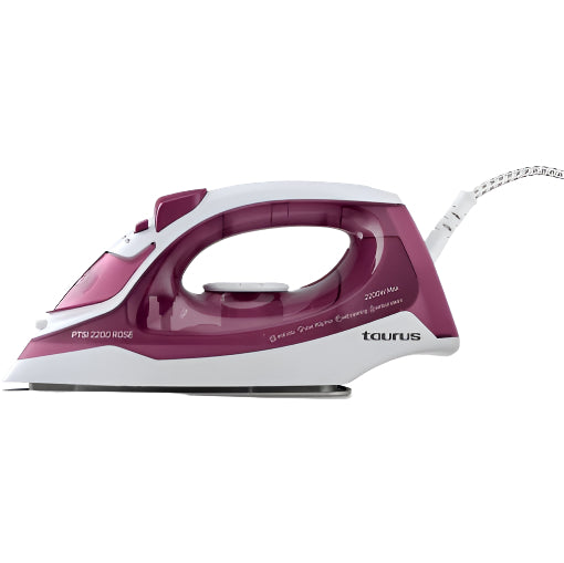 Taurus Iron Pink 2200 W Ceramic / Temperature Control Wheel / Vertical Or Horizont Taurus Iron Pink 2200 W Ceramic / Temperature Control Wheel / Vertical Or Horizont