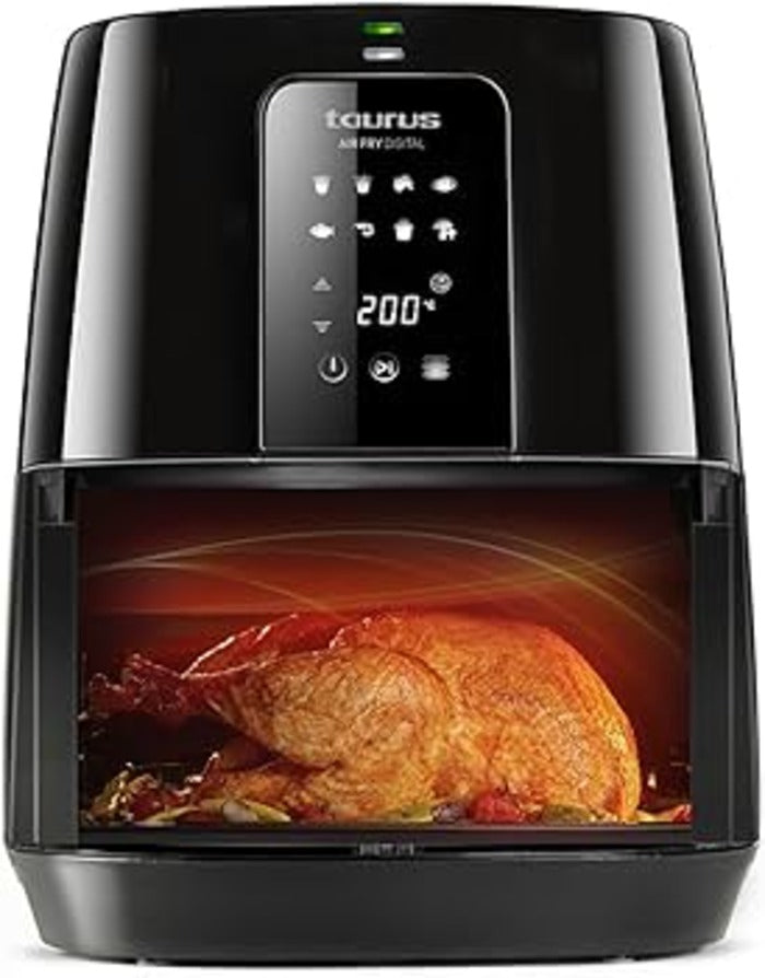 Taurus Air Fryer 1500 Watts, Black, 7.5 Lit/Cool touch handle