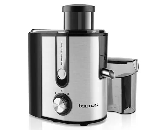 CJ600X /Taurus  Juicer Stainless Steel 1.2 L/0.35 L 600 w 2 speeds / 0.35L juice / 1.2L pulp / anti- EXTRACTOR / 600 WATTS