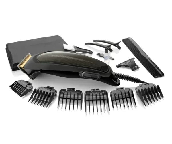 HCB1011 / Taurus Men's shaving machine black 3000 cycles / titanium blades / 4 gradual combs / two c SHAVER / 4 COMBS