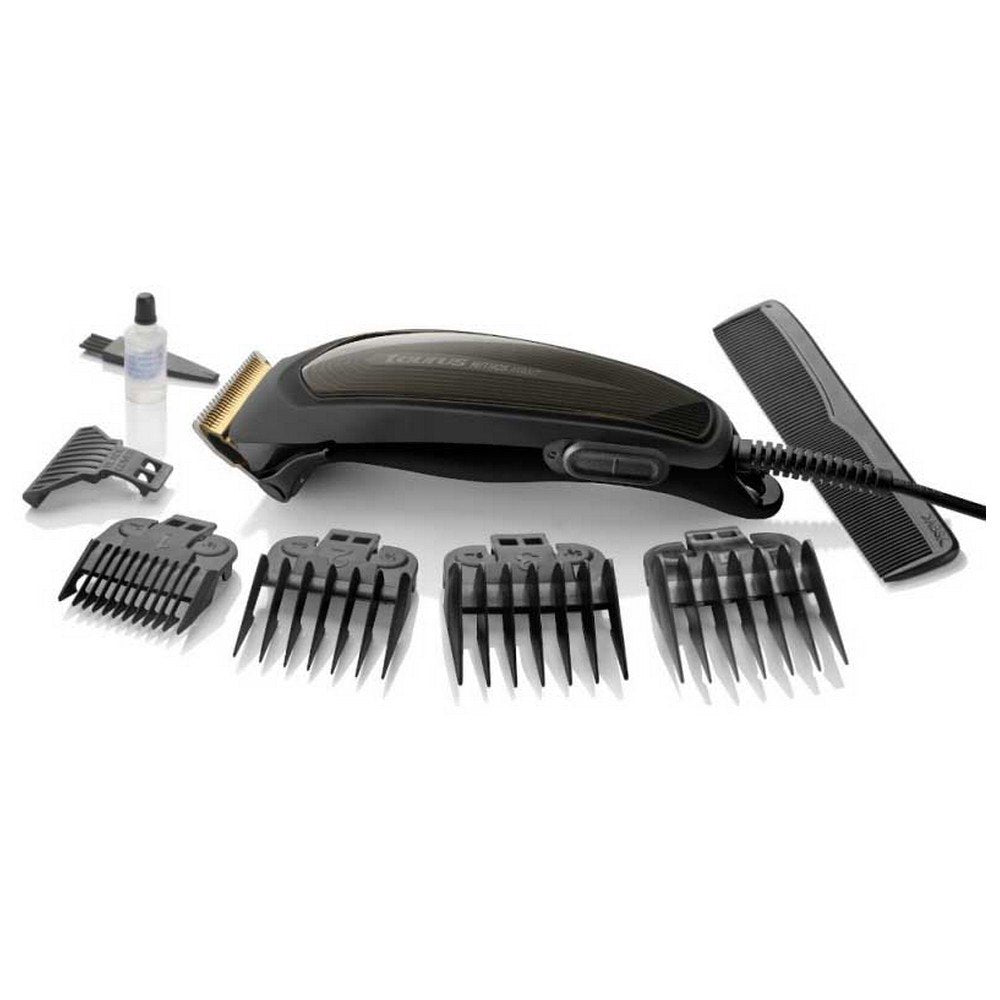 HCA1012 / Taurus Men's shaving machine black 3000 cycles / titanium blades / 4 gradual combs SHAVER / 4 COMBS