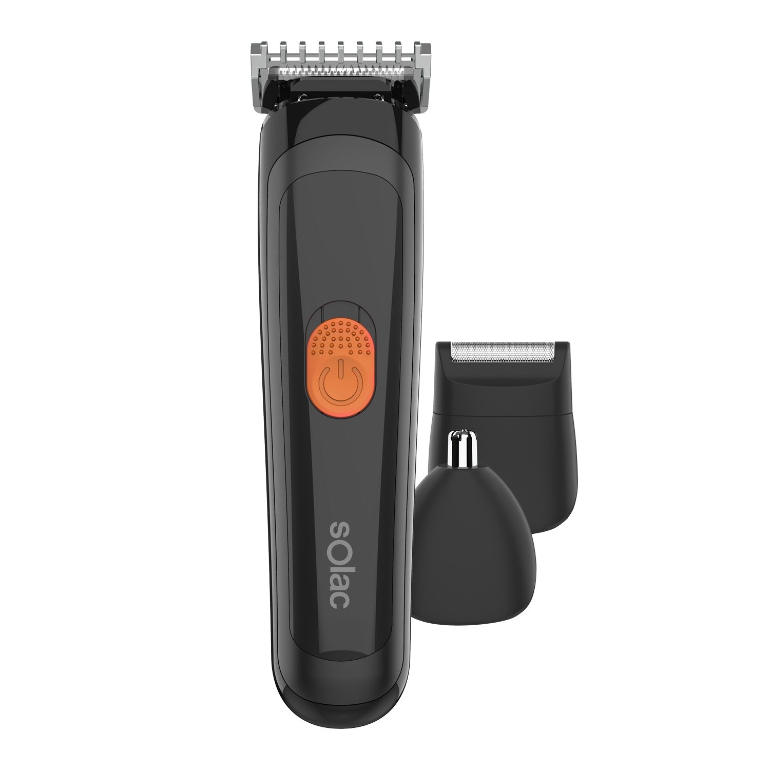 Solac Shaver Black Lethuiom Battry / 10 Degrees /Stanlessteel Blades / Ear And Nosie Shave