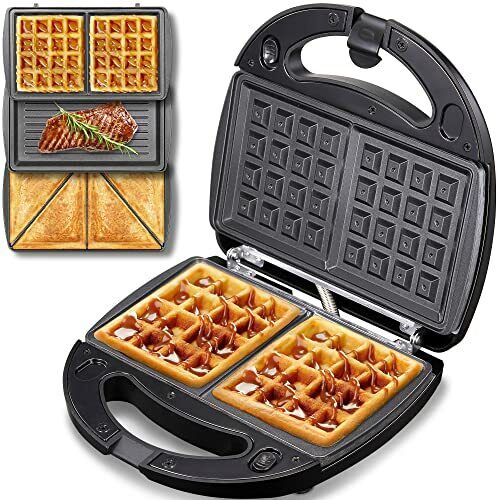 SPGR-106W / SP Waffle Grill Silver 750W