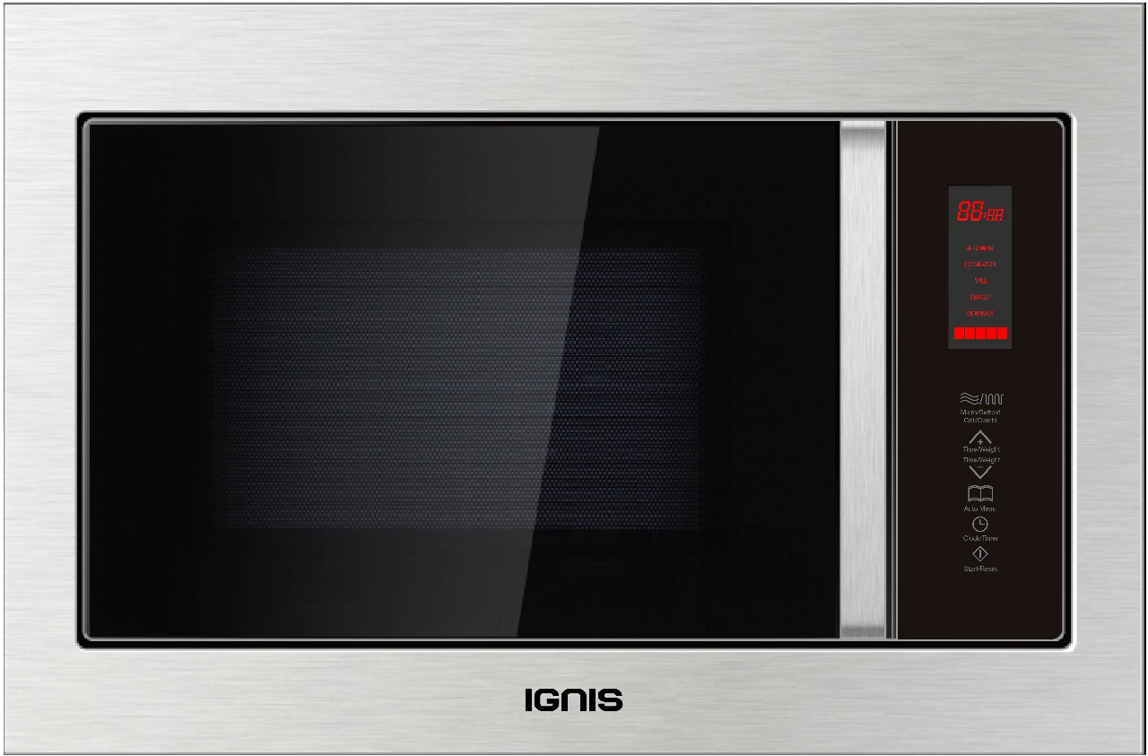 IGNIS Built in Microwave, 31Lit, 900Watts, Silver IGNIS Built in Microwave, 31Lit, 900Watts, Silver