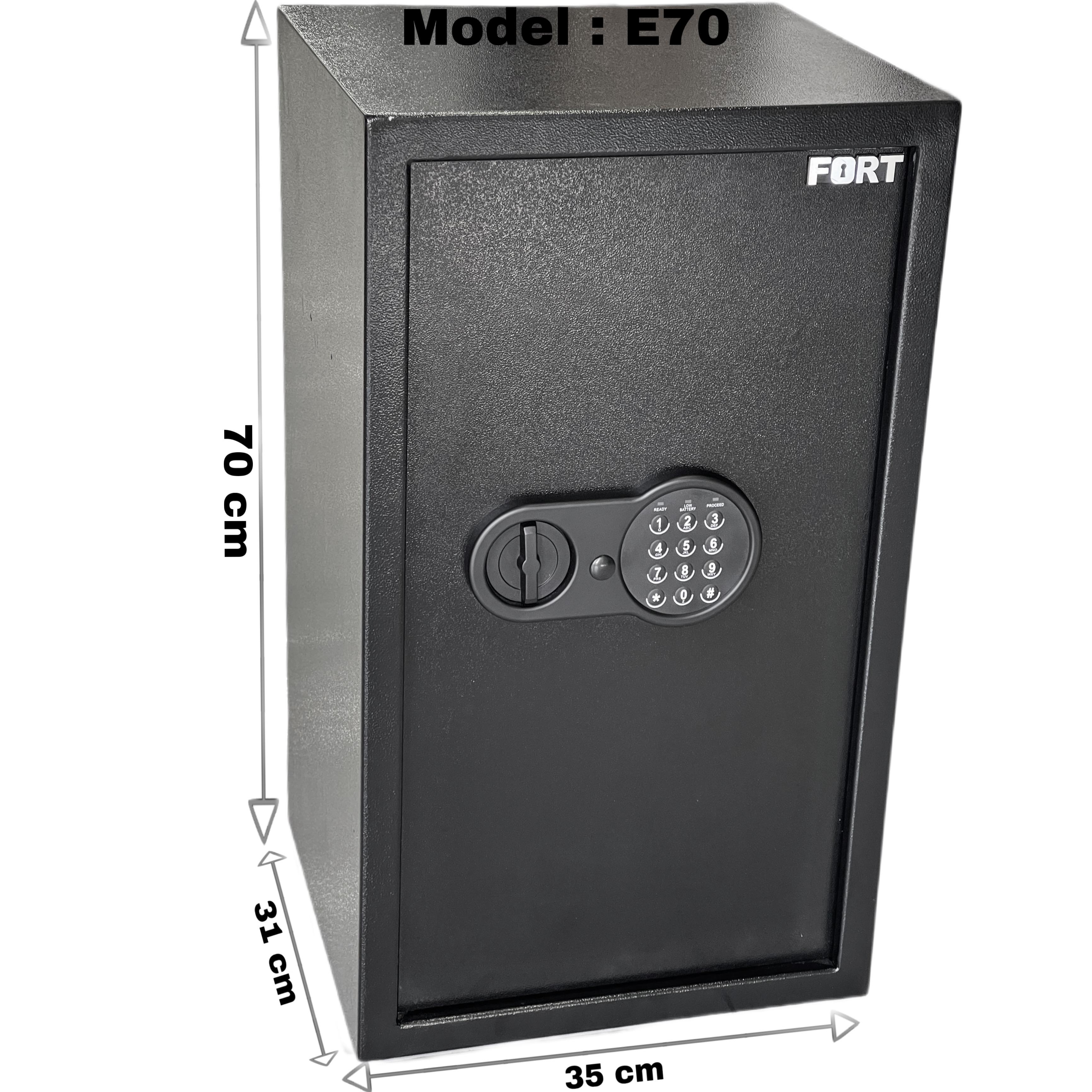 E 60/fort safety box 31*35*60 SAFETY BOXES / BLACK