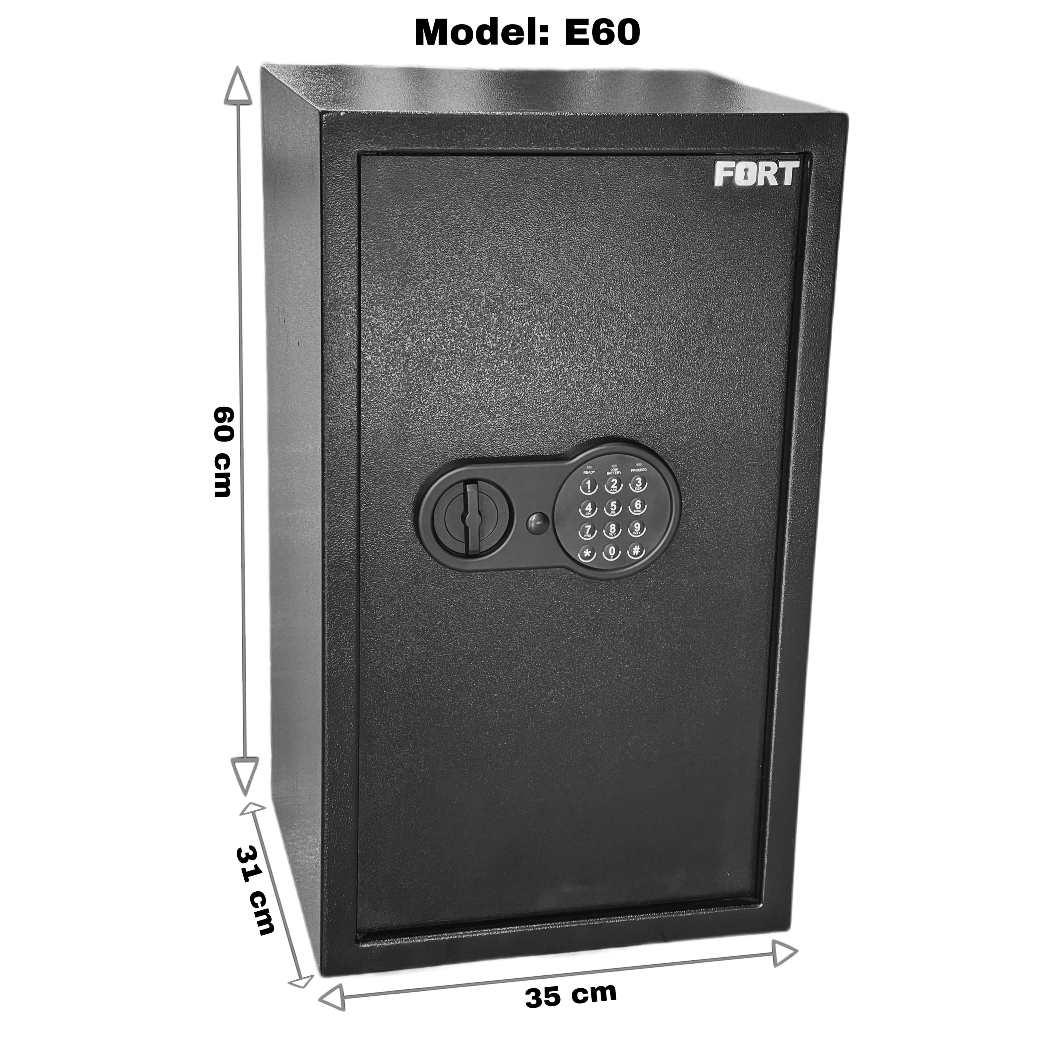 E 70/fort safety box 31*35*70 SAFETY BOXES / BLACK / 31*35*70