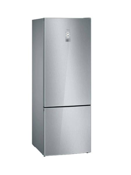 Siemens Refrigerator Bottom Mount Glass Door, 70Cm, 505Lit, Titanium