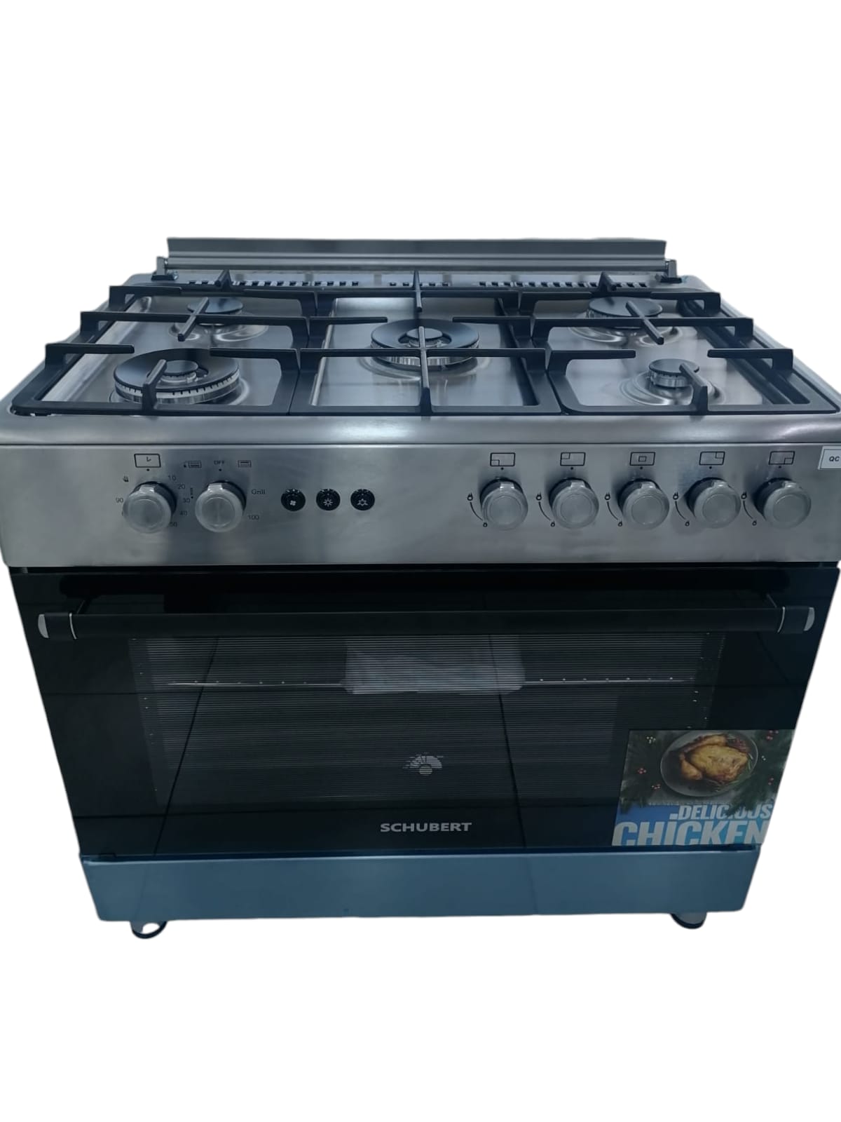 Schubert Free-stand Gas Cooker 90cm S.Steel & Fan