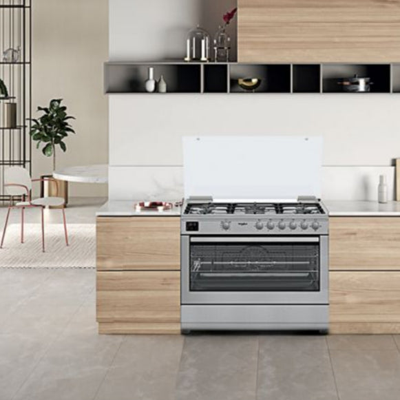 Whirlpool Built in Oven Cooker, Full Safety, Soft Close LCD Catalytic, 90Cm, Stainless Steel Whirlpool Built in Oven Cooker, Full Safety, Soft Close LCD Catalytic, 90Cm, Stainless Steel